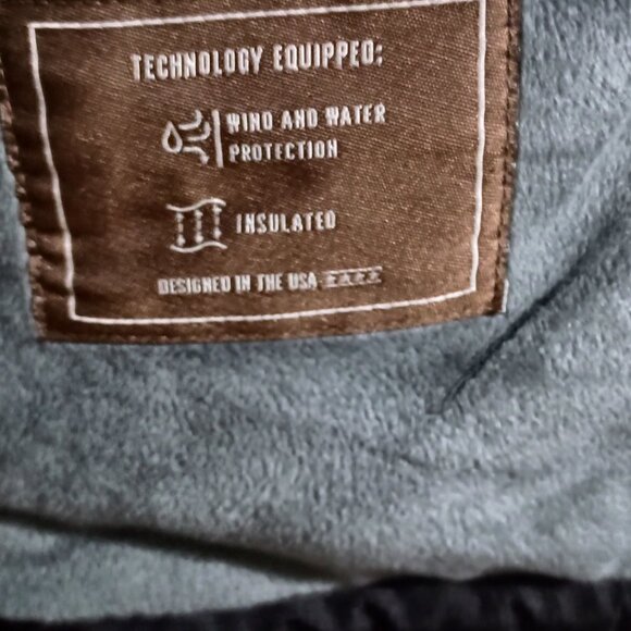 Ariat Crius Men's Hooded Insulated Winter Jacket Size Large Black **Read** - Picture 12 of 16